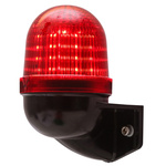 AUER Signal UDCV Series Red Multiple Effect Beacon, 24 V ac/dc, Surface Mount, LED Bulb, IP66
