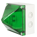 Moflash X700-22 Series Green Flashing Beacon, 230 V ac, Surface Mount, Wall Mount, Xenon Bulb, IP66, IP67