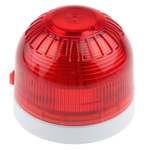 Klaxon Red Beacon, 17 → 60 V dc, Base Mount, LED Bulb, IP21