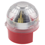 Klaxon Clear Beacon, 10 → 60 V dc, Base Mount, Xenon Bulb, IP65