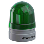 Werma EvoSIGNAL Mini Series Green Blinking Beacon, 24 V, Base Mount, LED Bulb, IP66