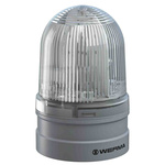 Werma EvoSIGNAL Midi Series White Beacon, 12 V, 24 V, Base Mount, LED Bulb