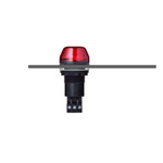 AUER Signal IBS Series Red Multiple Effect Beacon, 230-240 V ac, Base Mount, Panel Mount, LED Bulb, IP65