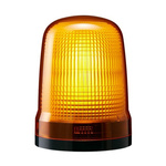 Patlite SL Series Amber Flashing Beacon, 100→ 240 VAC, Base Mount, LED Bulb, IP66