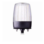 AUER Signal PDMC5 Series Clear Flashing, Rotating, Steady, Strobe Beacon, 24 V ac/dc, Horizontal, Tube Mounting,