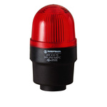 Werma 209 Series Red Flashing Beacon, 115 V, Tube Mounting, Xenon Bulb