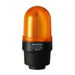 Werma 219 Series Yellow Continuous lighting Beacon, 24 V, Tube Mounting, LED Bulb