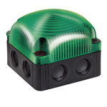Werma 853 Series Green Flashing Beacon, 115 → 230 V, Base Mount/ Wall Mount, LED Bulb