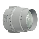 Werma 890 Series Yellow Continuous lighting Beacon, 115 → 230 V, Base Mount/ Wall Mount, LED Bulb