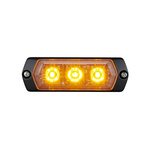 Patlite 1M1 Series Yellow Multiple Effect Warning Light, 12 → 24 V, Indoor/Outdoor, LED Bulb, IP68