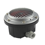 RS PRO Screw Mount Electronic Sounder, 240 V ac, 100dB at 1 m, IP54, AC, Single-Tone