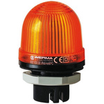 Werma EM 801 Series Yellow Steady Beacon, 230 V ac, Panel Mount, LED Bulb