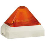 Pfannenberg PY X-M-05 Series Amber Flashing Beacon, 230 V ac, Panel Mount, Xenon Bulb