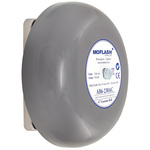 Moflash AB6 Solenoid Series Wall Mount Siren, 24 V dc, 100dB at 1 m, IP44, DC, Single-Tone
