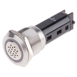 RS PRO Panel Mount Buzzer, 220 V ac, 75dB at 1 m