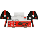 150 mm, 300 mm x 60 mm, 80 mm One Handed Clamp Set of 4