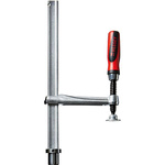 200mm x 100mm Table Clamping Plastic Handle With Fixed Throat Depth
