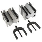 RS PRO Chrome Steel Screw Clamping V-Block, 31.1mm Capacity