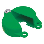 Brady 6.5mm Shackle PP Gate Valve Lockout, 127mm Attachment Point- Green