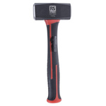 RS PRO Carbon Steel Lump Hammer with Fibreglass Handle, 1kg