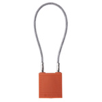 Brady 1 Lock 4.7mm Shackle Glass Fibre Reinforced Plastic Safety Padlocks- Orange
