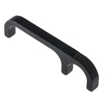Southco Anodised Black Aluminium Concealed Fixings Drawer Handle, 105mm
