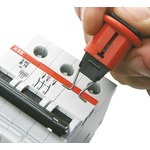 Brady 1 Lock 7mm Shackle Glass Fibre Reinforced Plastic, Stainless Steel Circuit Breaker Lockout- Red