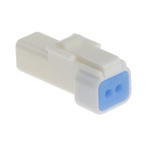 JST, JWPF Male Connector Housing, 2mm Pitch, 2 Way, 1 Row