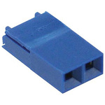 Amphenol ICC, Mini-Jump Shunt Female Blue Shunt 2 Way 1 Row 2.54mm Pitch