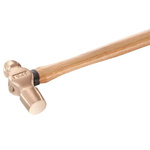 Facom Beryllium Copper Ball-Pein Hammer with Wood Handle, 680g