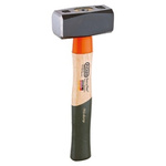 Picard Alloy Steel Hammer Handle With Wedge with Hickory Wood Handle, 1.3kg