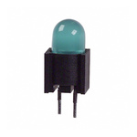 Dialight 550-1304F, Green PCB LED Indicator 5mm (T-1 3/4), Through Hole