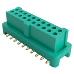 HARWIN, Gecko 1.25mm Pitch 16 Way 2 Row Straight PCB Socket, Surface Mount, Solder Termination