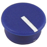 Sifam Potentiometer Knob Cap, 11mm Knob Diameter, Blue, For Use With Collet Knob