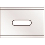 MARTOR Steel Flat Safety Knife Blade, 26 x 18.5 x 0.4 mm, 10 per Package