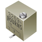 25kΩ, SMD Trimmer Potentiometer 0.25W Top Adjust Bourns, 3269