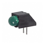 Dialight 550-0207F, Green Right Angle PCB LED Indicator 5mm (T-1 3/4), Through Hole