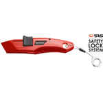 Facom Safety Knife with Straight Blade, Retractable, 44.0mm Blade Length
