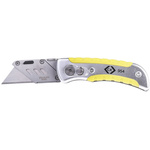 CK Safety Knife with Straight Blade, Retractable