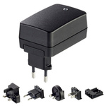 Friwo, 18W Plug In Power Supply 24V dc, 750mA, Level VI Efficiency, 1 Output Switched Mode Power Supply, Interchangeable