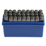 RS PRO 8mm x 27 Piece Engraving Punch Set, (Letters: A → Z, (&))