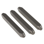 RS PRO 3mm x 10 Piece Engraving Punch Set, (Numbers: 0 → 9)