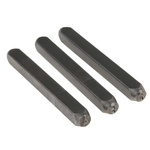 RS PRO 4mm x 27 Piece Engraving Punch Set, (Letters: A → Z, (&))