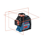 Bosch GLL 3-80, 630 → 650nm Red, 3 Line Line laser