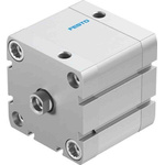 Festo Pneumatic Compact Cylinder 63mm Bore, 25mm Stroke, ADN Series, Double Acting