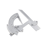 RS PRO 180° Metric Vernier Bevel Protractor, 150 mm Stainless Steel Blade