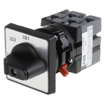 ABB, DP 3 Position 45° Rotary Cam Switch, 400 V, 25 A, Handle Actuator