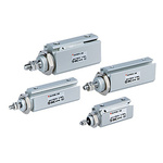 SMC Pneumatic Roundline Cylinder 10mm Bore, 5mm Stroke, CJP2 Series, Double Acting
