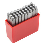 RS PRO 2.5mm x 27 Piece Engraving Letter Punch Set, (Letters: A → Z)