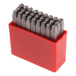 RS PRO 3mm x 27 Piece Engraving Letter Punch Set, (Letters: A → Z)